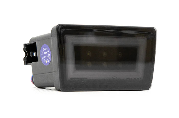 OLM F1 NB+R V2 Rear Brake and Reverse Light (Smoke Lens, Gloss Black Base, White Bar) - 2022-25 Subaru WRX