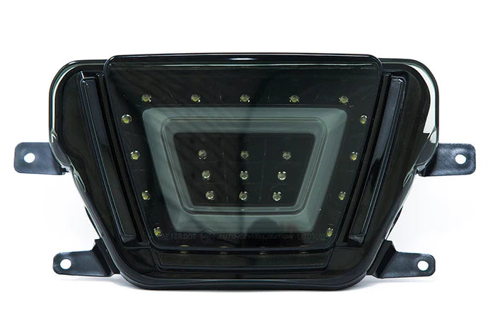 OLM V2 F1 Style Multifunction 4th Brake Light (Smoke Lens / Black Base / White Bar) - 2020-2024 Toyota GR Supra