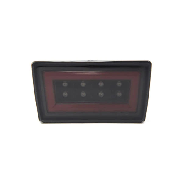 OLM V3 F1 Light | Smoked Lens/Glossy Black Base/Red Bar | 15-21 WRX/STI