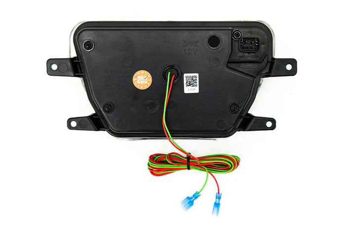 OLM V2 F1 Style 4th Brake Light (Smoke Lens, Black Base, White Bar) - 2020-24 Supra