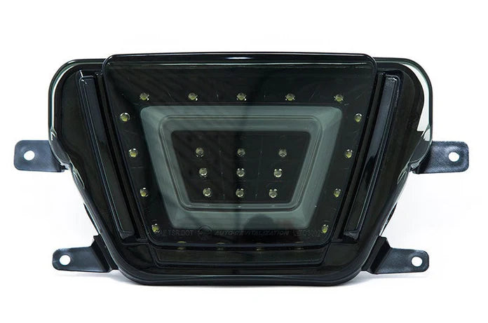 OLM V2 F1 Style 4th Brake Light (Smoke Lens, Black Base, White Bar) - 2020-24 Supra