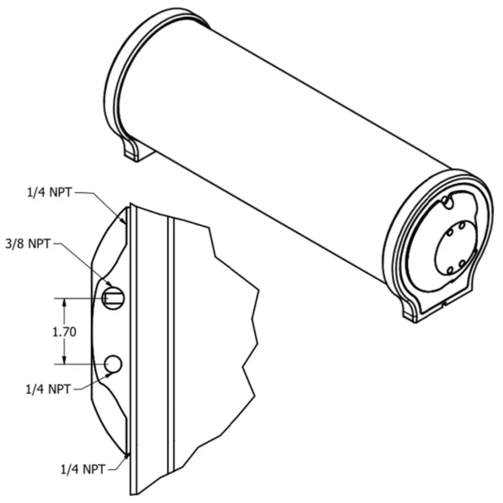 Acrylic RGB Air Tank - Universal Air -
