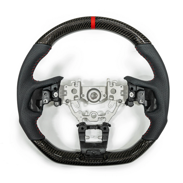 22-24 Subaru WRX FactionFab Steering Wheel - Carbon/Leather