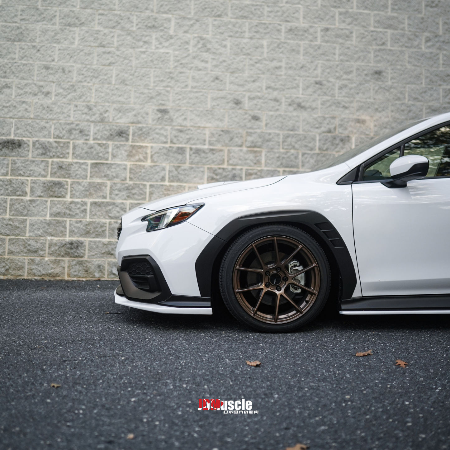 JDMuscle [22-25 WRX] 3-Piece Front Lip - OE+ Style Paint Matched
