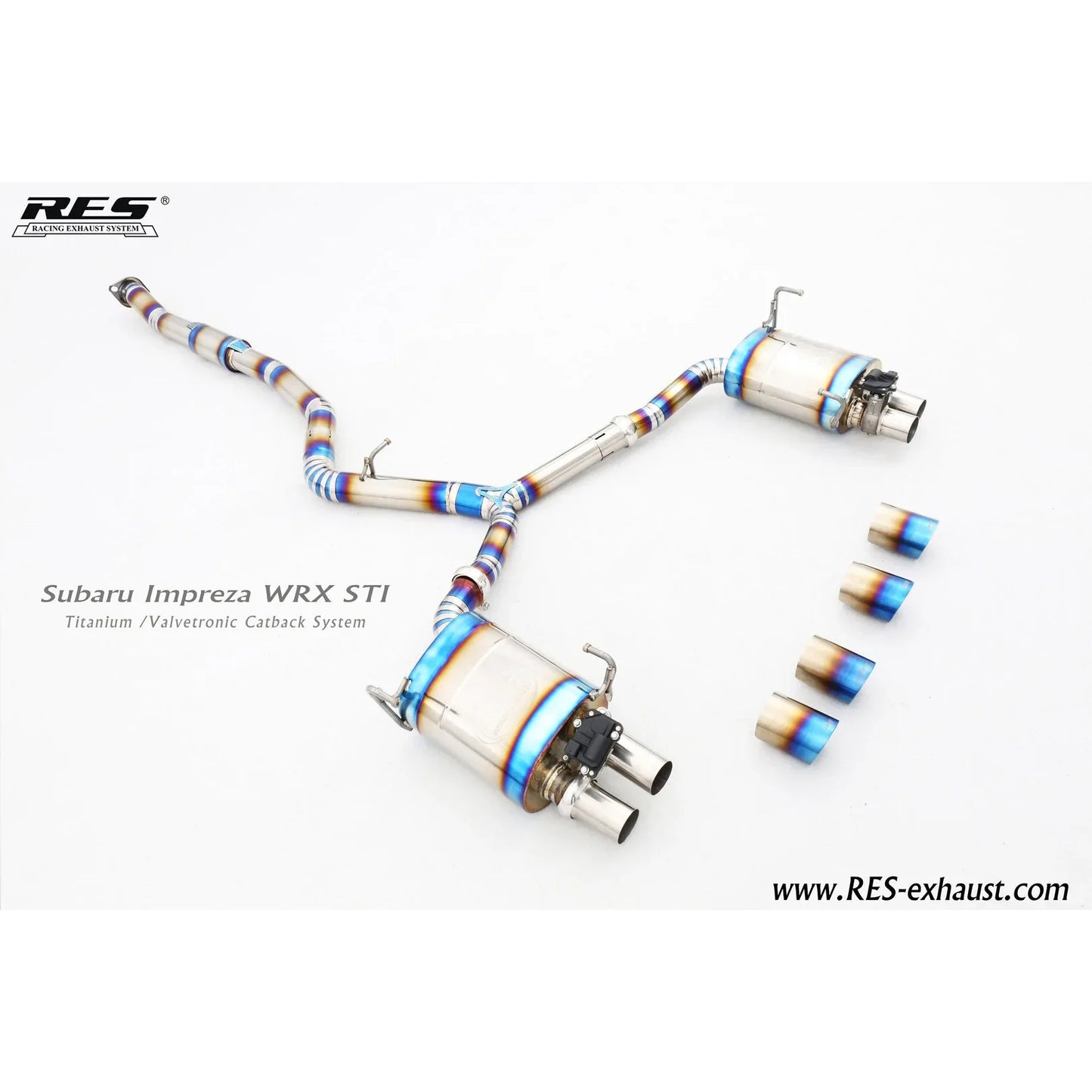 RES x JDMuscle [22-25 WRX] Valvetronic Catback Exhaust MT&CVT