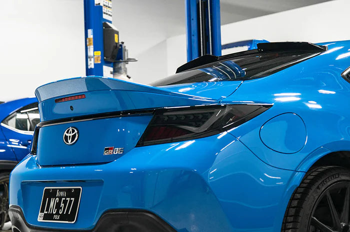 OLM Scythe Style LED Taillights (Smoke Lens, Black Base, White Bar) - 2022-24 GR86 / BRZ