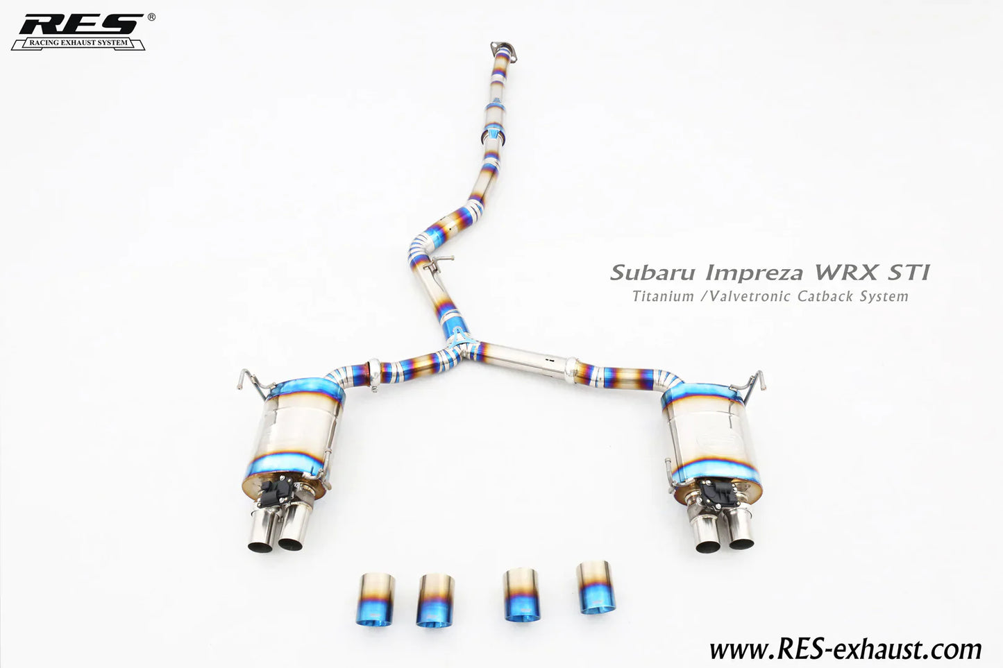 RES x JDMuscle [22-25 WRX] Valvetronic Catback Exhaust MT&CVT