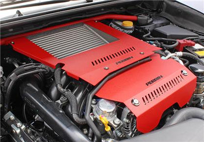 PERRIN Engine Cover Kit (Red) - 2015-2021 Subaru WRX
