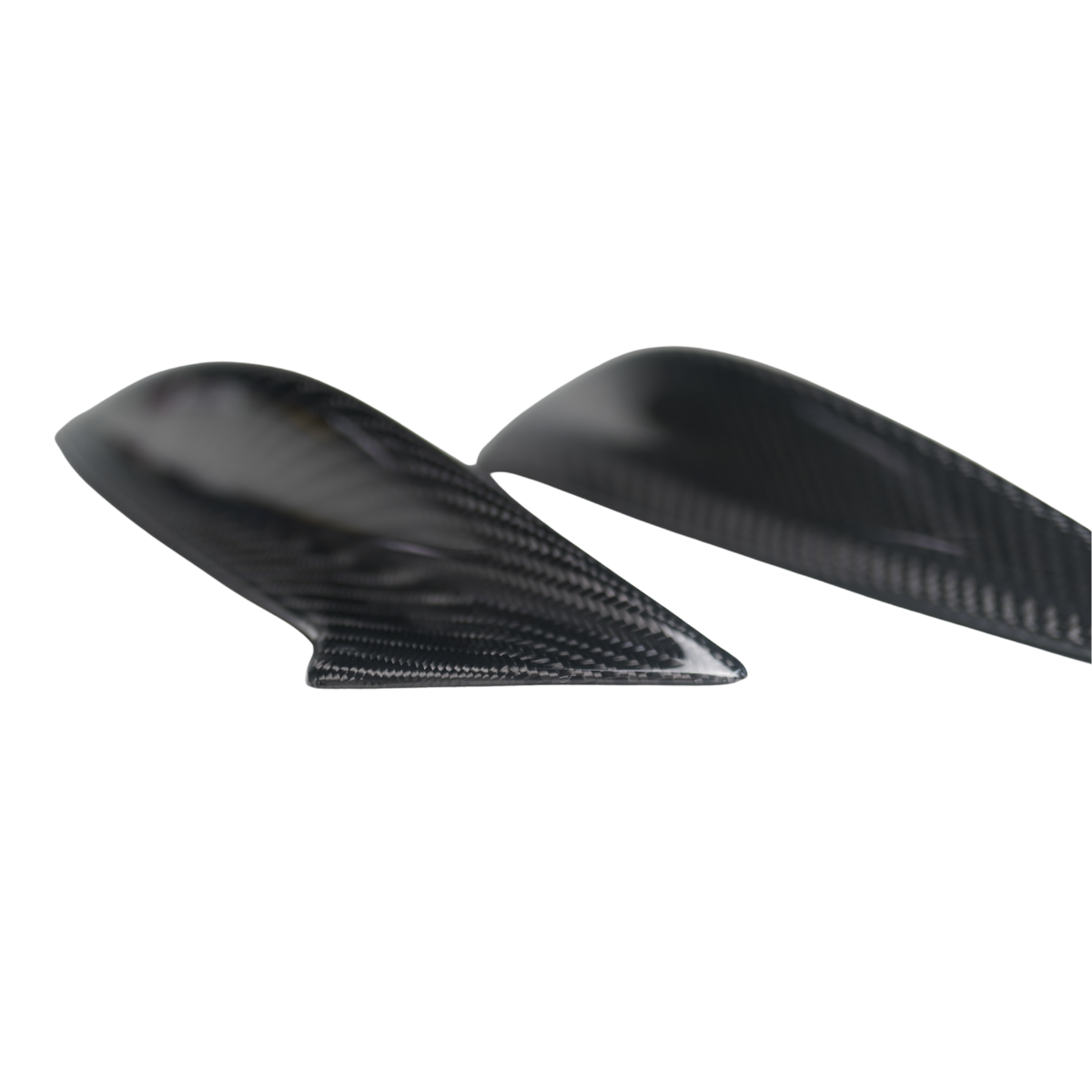 JDMuscle Carbon Fiber Spoiler Fin for 15-21 Subaru STI OEM Spoiler