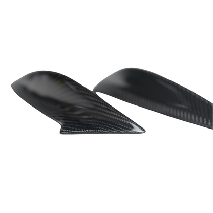 JDMuscle Carbon Fiber Spoiler Fin for 15-21 Subaru STI OEM Spoiler