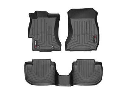 WeatherTech Black DigitalFit FloorLiners Front & Rear - Subaru WRX / STI 2015-21 / Impreza 12-16 |44439-1-2|