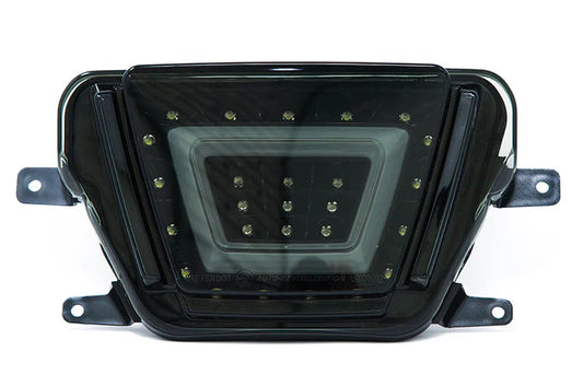 OLM V2 F1 Style Multifunction 4th Brake Light (Smoke Lens / Black Base / White Bar) - 2020-2024 Toyota GR Supra