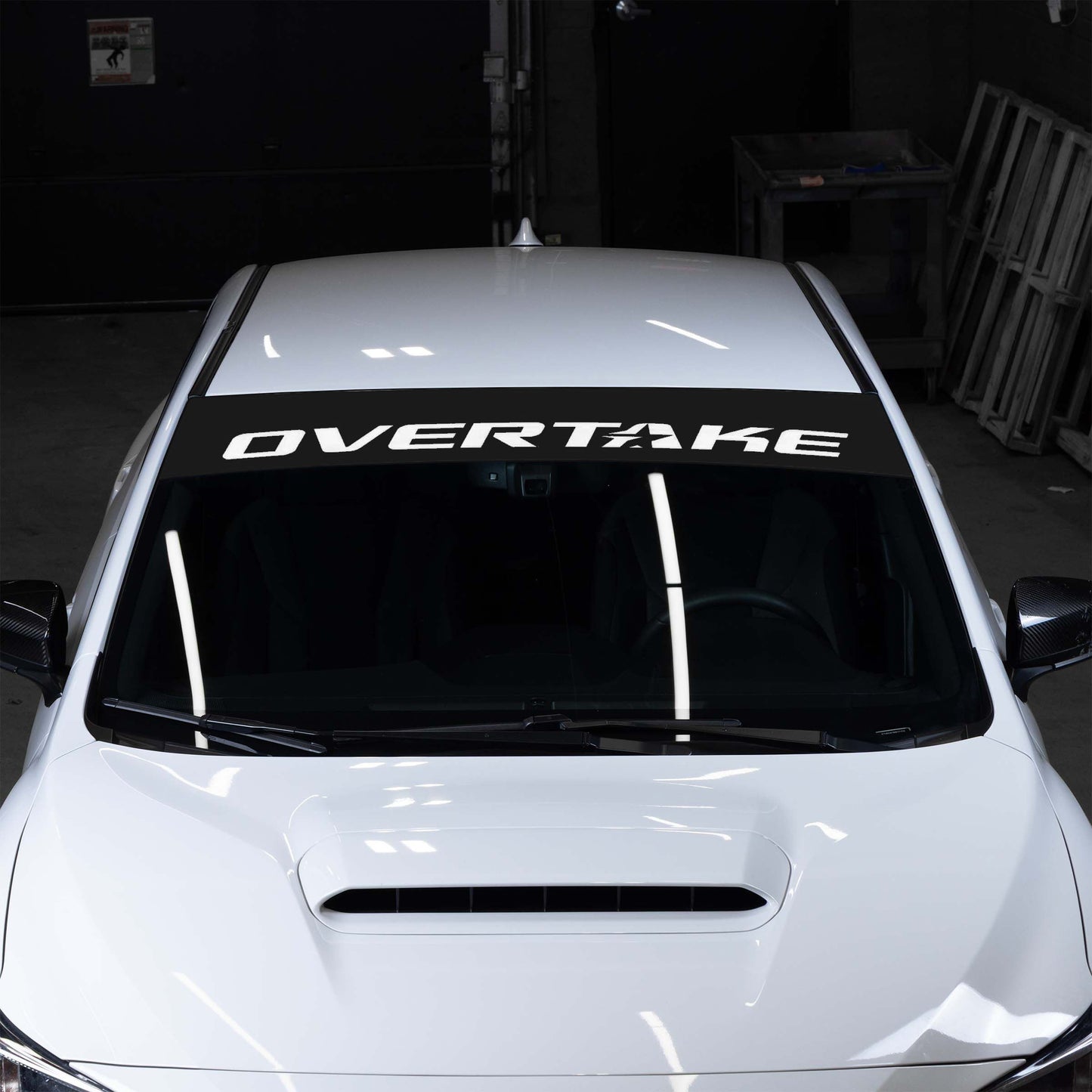 OVERTAKE Windshield Banner - Ships FREE!