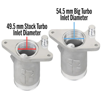 OVERTAKE Aluminum BIG TURBO Inlet - Subaru 2022-2026 WRX, 2020-2026 Outback, 2019-2026 Ascent