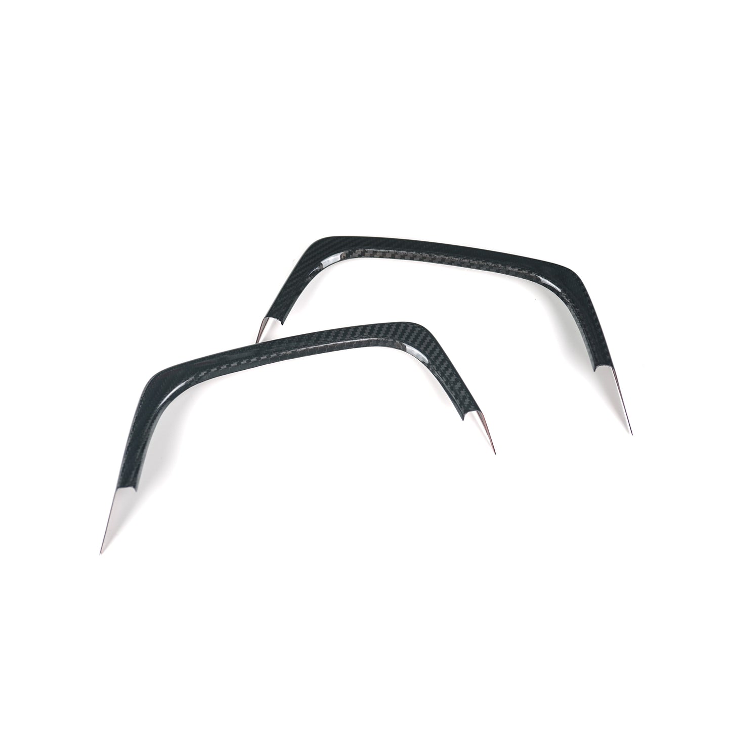 JDMuscle 15-21 WRX/STI Tanso Carbon Fiber Exhaust Trim Covers