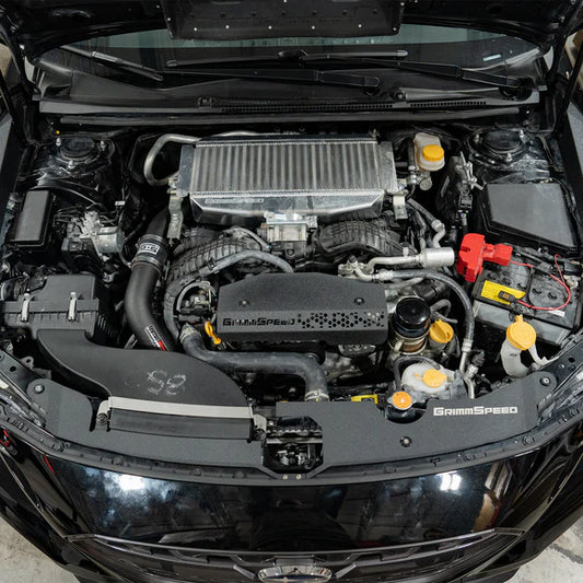 GrimmSpeed Pulley Cover (Black) - Subaru WRX 2022-2025