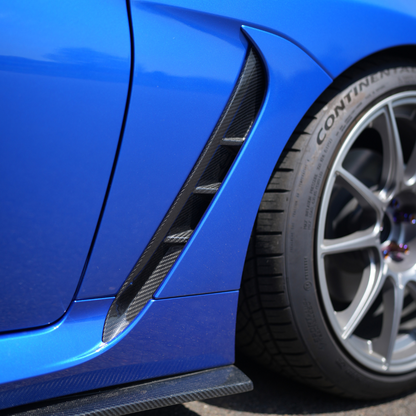 JDMuscle [22-25 BRZ/GR86] Carbon Fiber Fender Vent Garnish v1