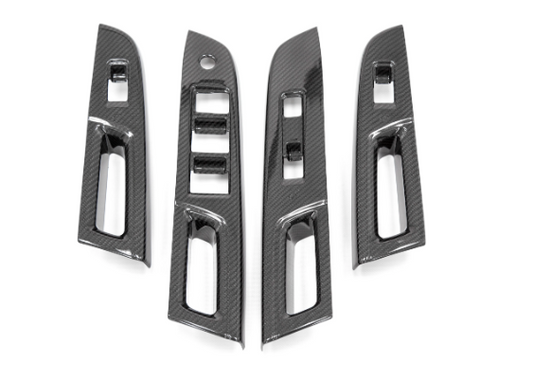 OLM LE Dry Carbon Fiber Switch Panel Covers (Version 17) - 2017 Subaru WRX / STI - A.70018.1