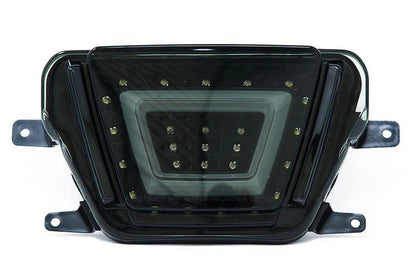 OLM V2 F1 Style 4th Brake Light (Smoke Lens, Black Base, White Bar) - 2020-24 Supra