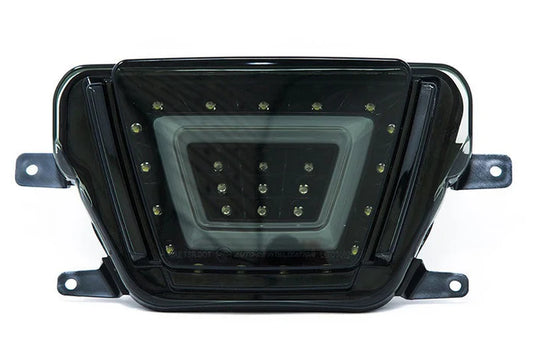 OLM V2 F1 Style 4th Brake Light (Smoke Lens, Black Base, White Bar) - 2020-24 Supra