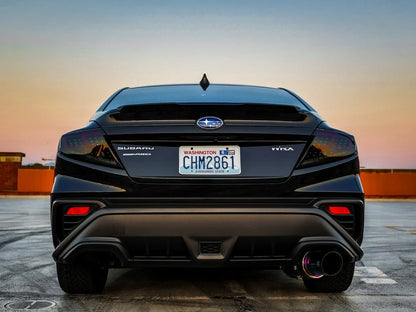 OLM Spec-AR LED Taillights (Smoke Lens / Black Base / Red Bar) - 2022-2025 Subaru WRX