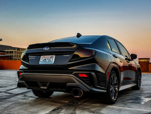 OLM Spec-AR LED Taillights (Smoke Lens / Black Base / Red Bar) - 2022-2025 Subaru WRX