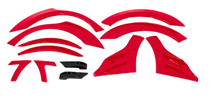 OLM S209 Style Paint Matched Fender Flare 12pc Set - Lightning Red - 2018-2021 Subaru WRX / STI (Copy)