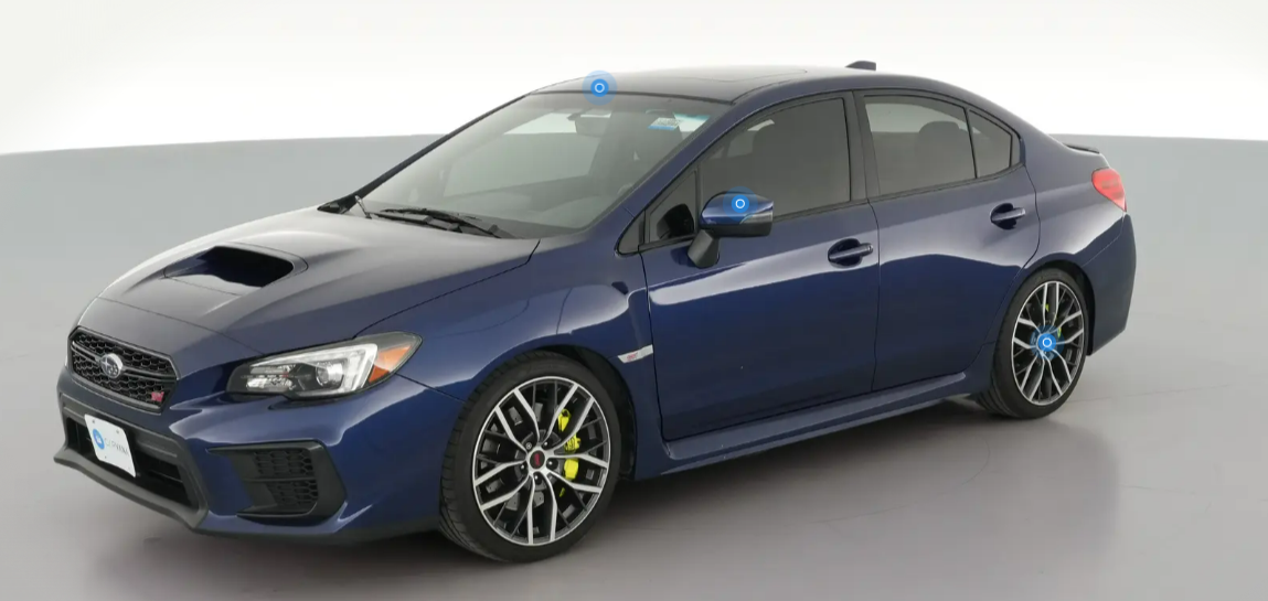 OLM S209 Style Paint Matched Fender Flare 12pc Set - Galaxy Blue Pearl - 2018-2021 Subaru WRX / STI