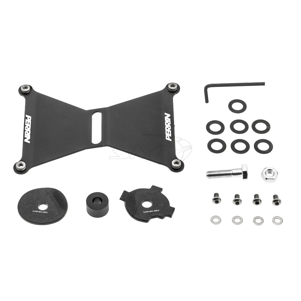 Perrin Front License Plate Relocation Kit | 18-21 WRX/STI w/FMIC