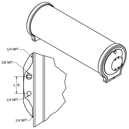Acrylic RGB Air Tank - Universal Air -