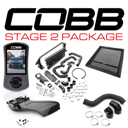 Subaru Stage 2 Power Package Black (FMIC) Gloss Carbon Fiber - Subaru WRX 2022-25 | SUB0060020-BK-FMIC |