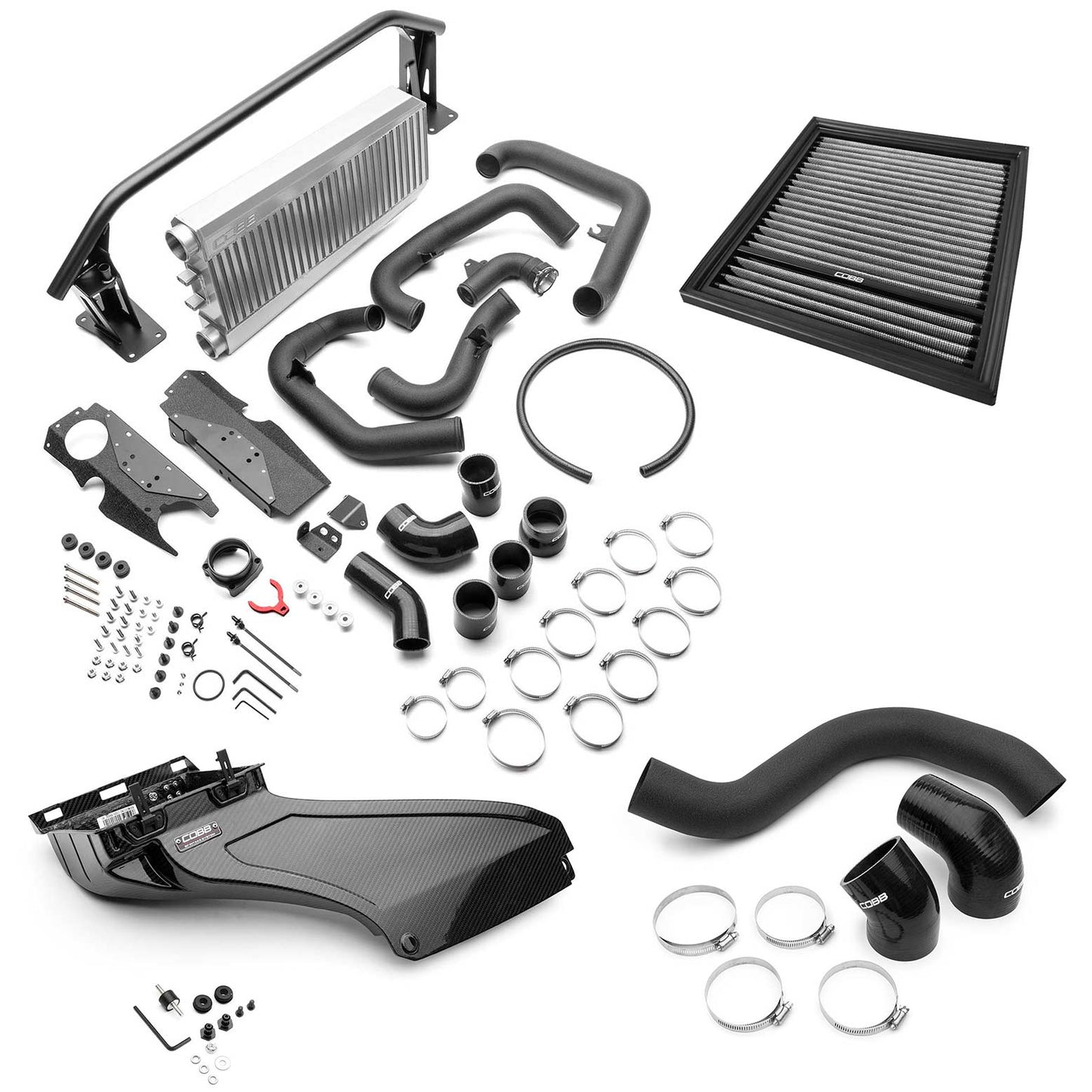 Cobb 2022-25 Subaru WRX FMIC + Redline Intake Package - Silver -|SUB006FMICRED-SL|