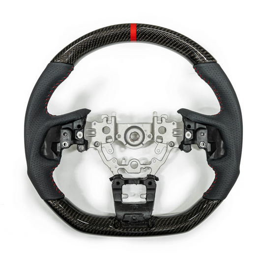 22-24 Subaru WRX FactionFab Steering Wheel - Carbon/Leather