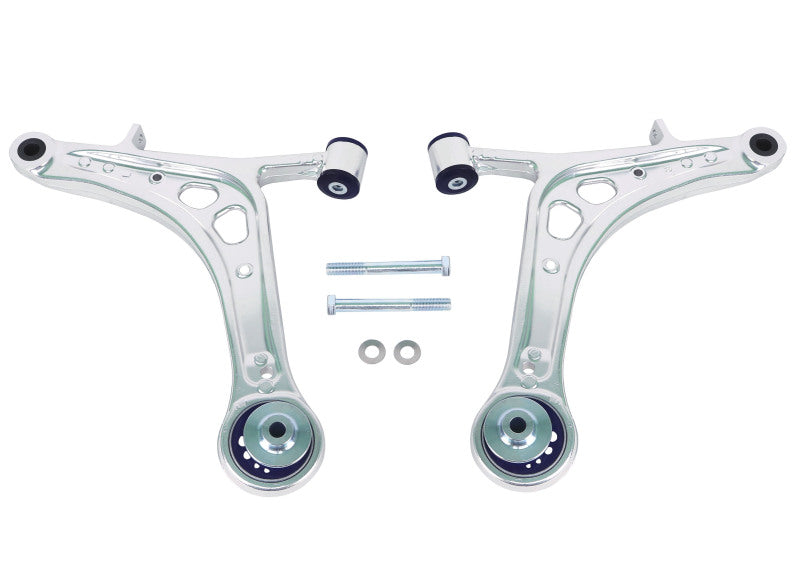 SuperPro 2008 Subaru Impreza WRX STI Front Lower Alloy Control Arm Kit (+Caster)