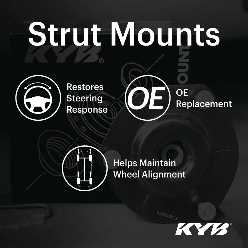 KYB Shocks & Struts Strut Mounts Front SAAB 9-2X 2005-06 SUBARU Baja 2003-06 SUBARU Forester 1998-08