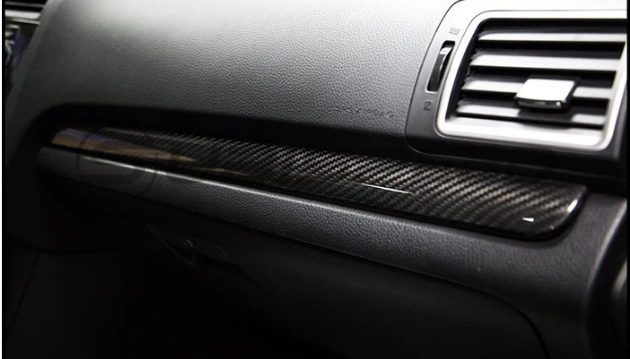 OLM S-Line Dry Carbon Fiber Dash Trim Covers - 2015-21 WRX/STI - DP3-WRX14-DCF