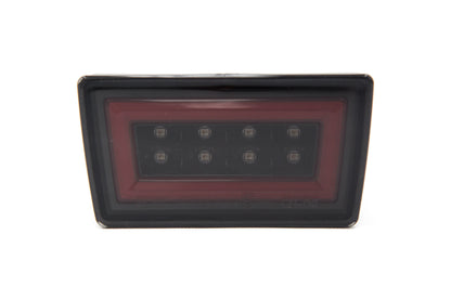 OLM V3 F1 Rear Brake Light (Smoked Lens, Gloss Black Base, Red Bar) - Subaru Models (Inc. 2015-2021 WRX / STI)