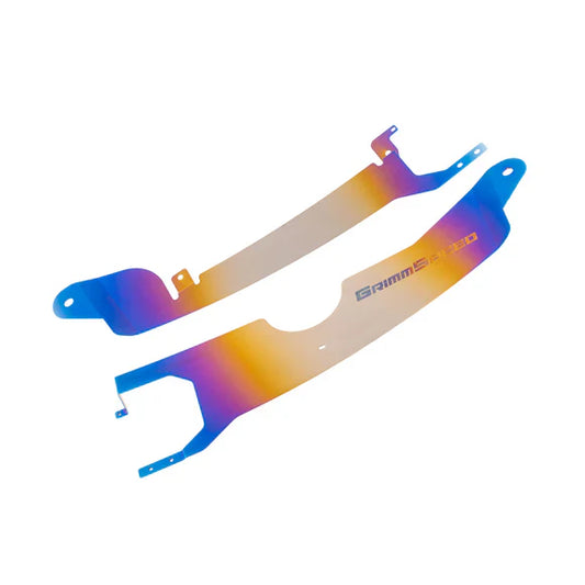 GrimmSpeed Radiator Shroud (Titanium) - Subaru WRX 2022-2025